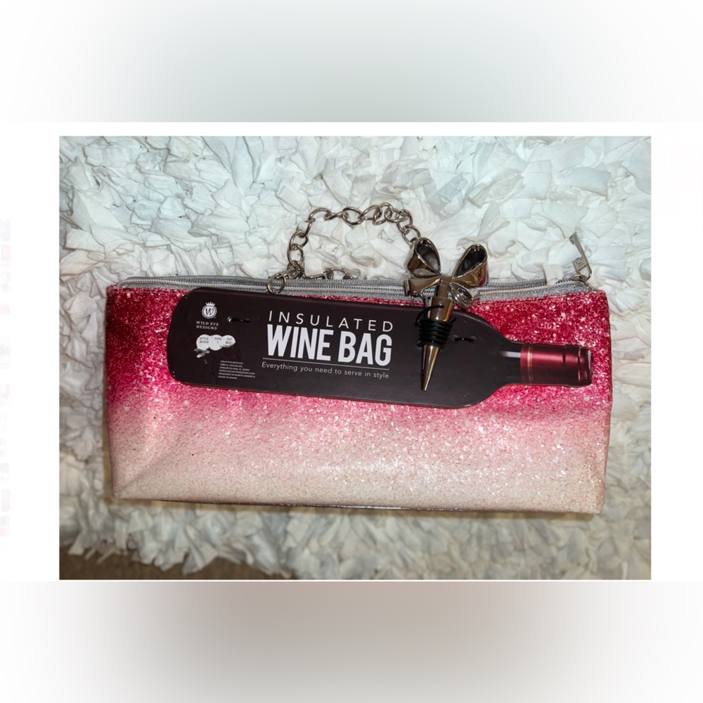 Insulated wine purse